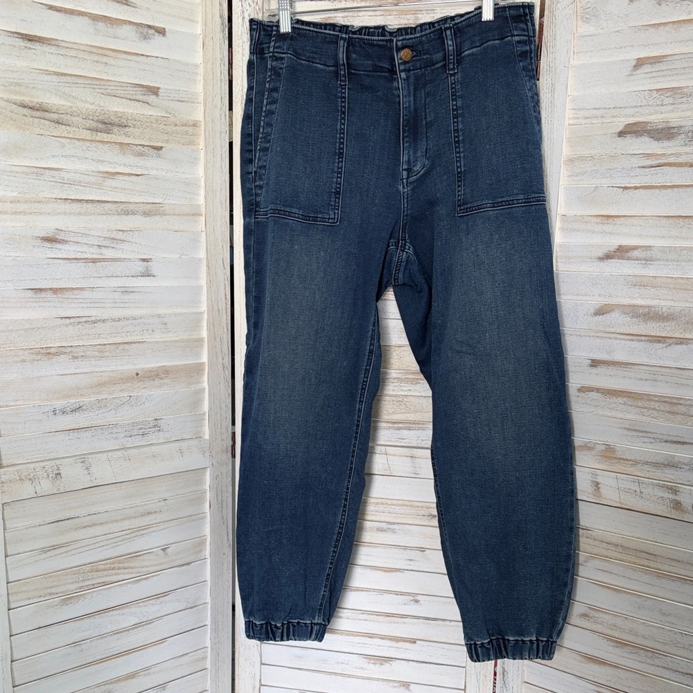 J.Crew Denim Elastic Back Waist Jogger Jeans
